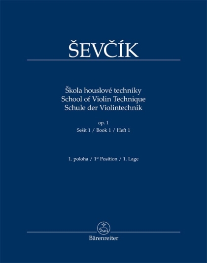 Škola houslové techniky op. 1, sešit 1, 1. poloha