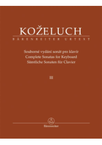 Souborné vydání sonát pro klavír III (sonáty 25-37)